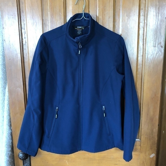 Navy  Rain Jacket - Picture 2 of 10